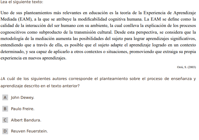 Secuencia de figuras geométricas mostrando un patrón