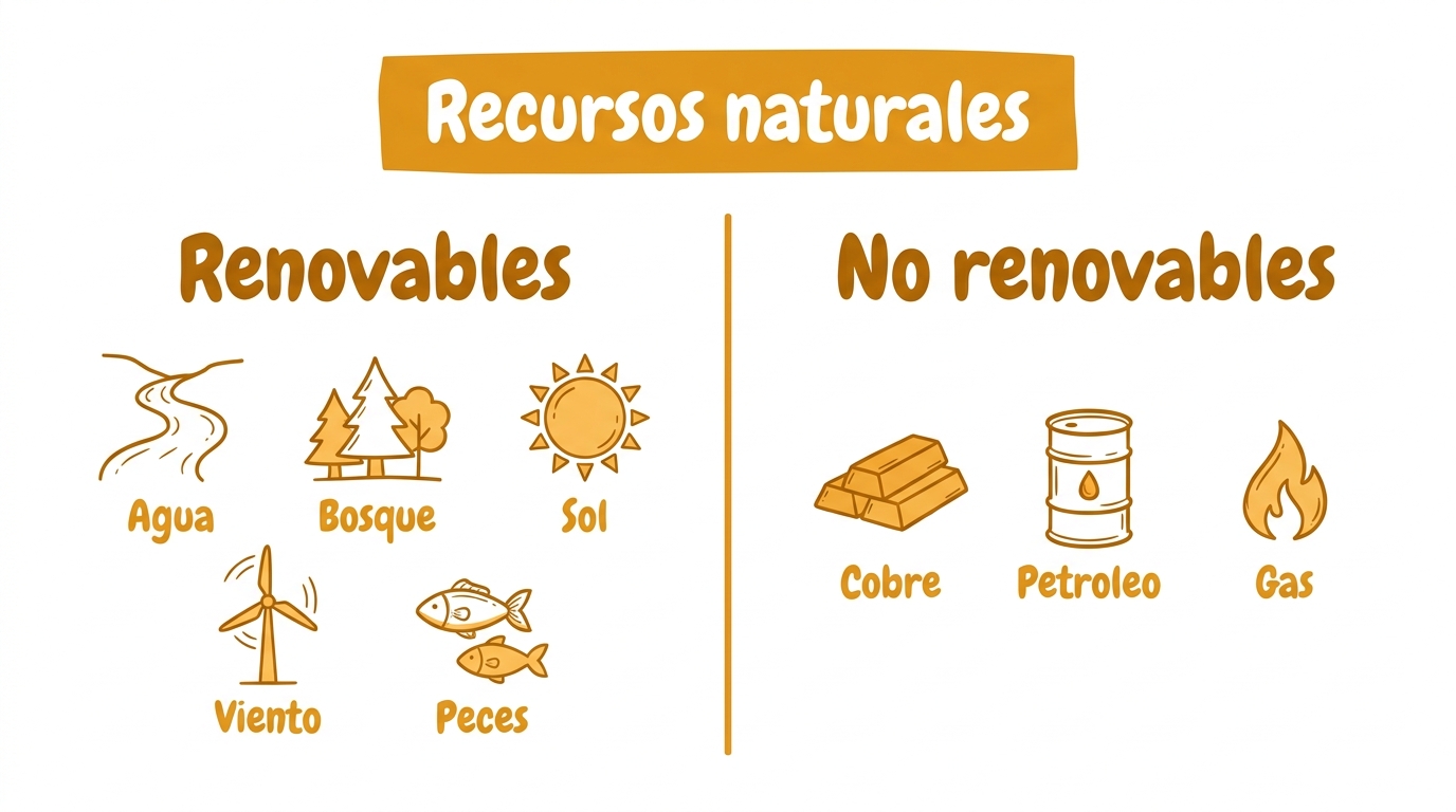 Recursos naturales renovables y no renovables